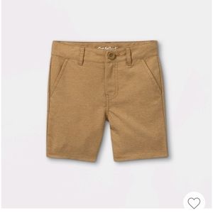 Cat and Jack woven quick dry Chino shorts - 2T - khaki
